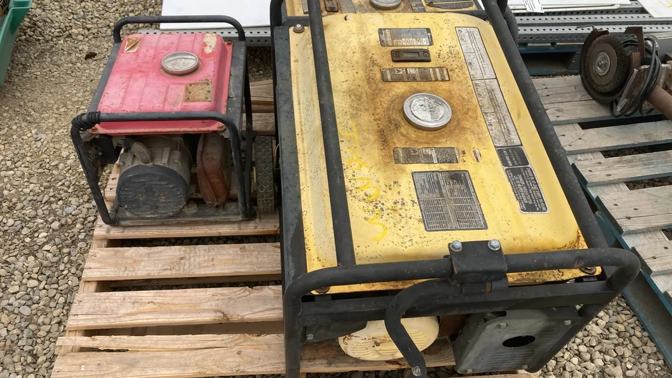 Pallet with (3) Generators