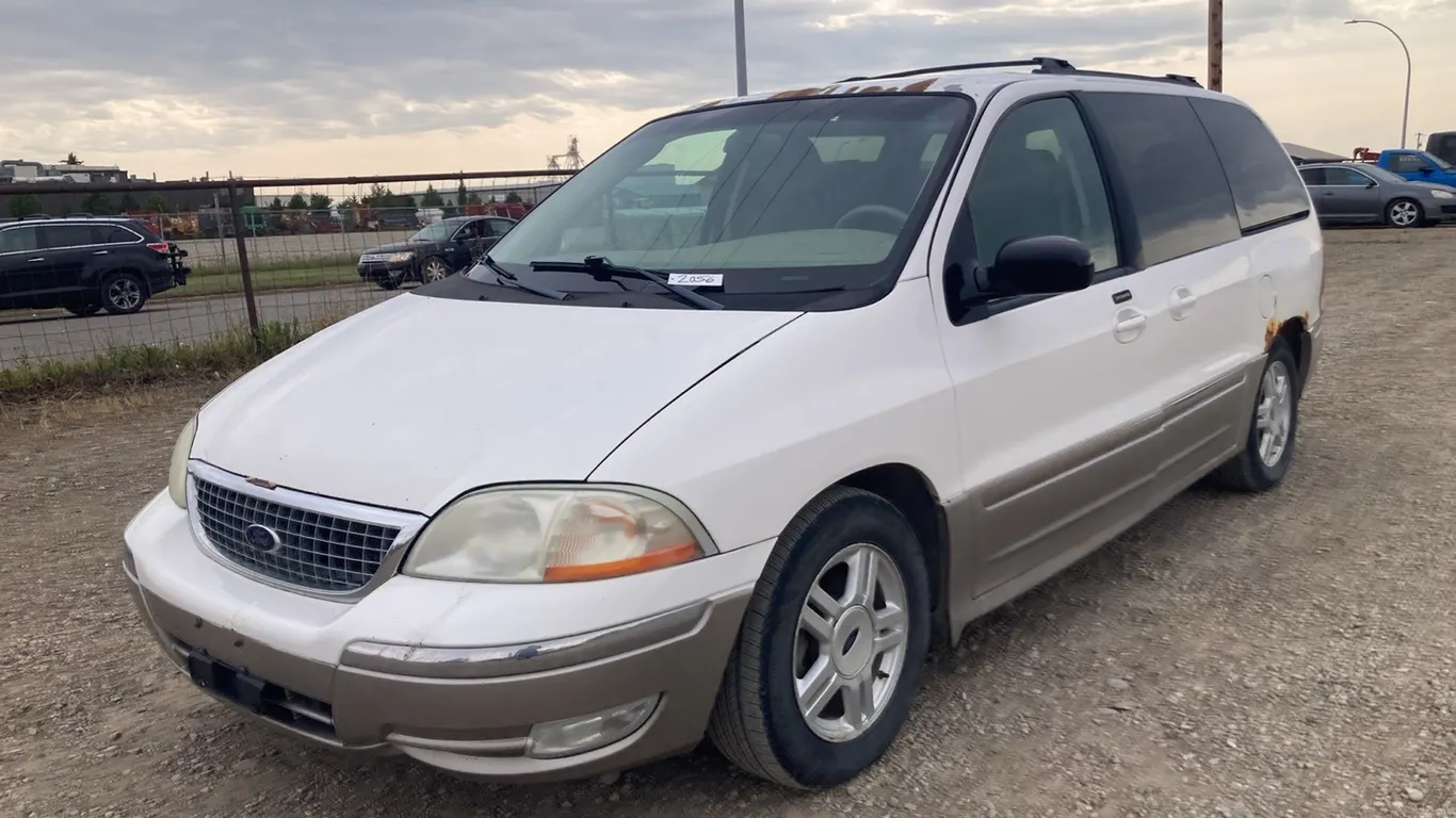 2003 Ford Windstar White Van VIN: 2FMZA56413BB79739