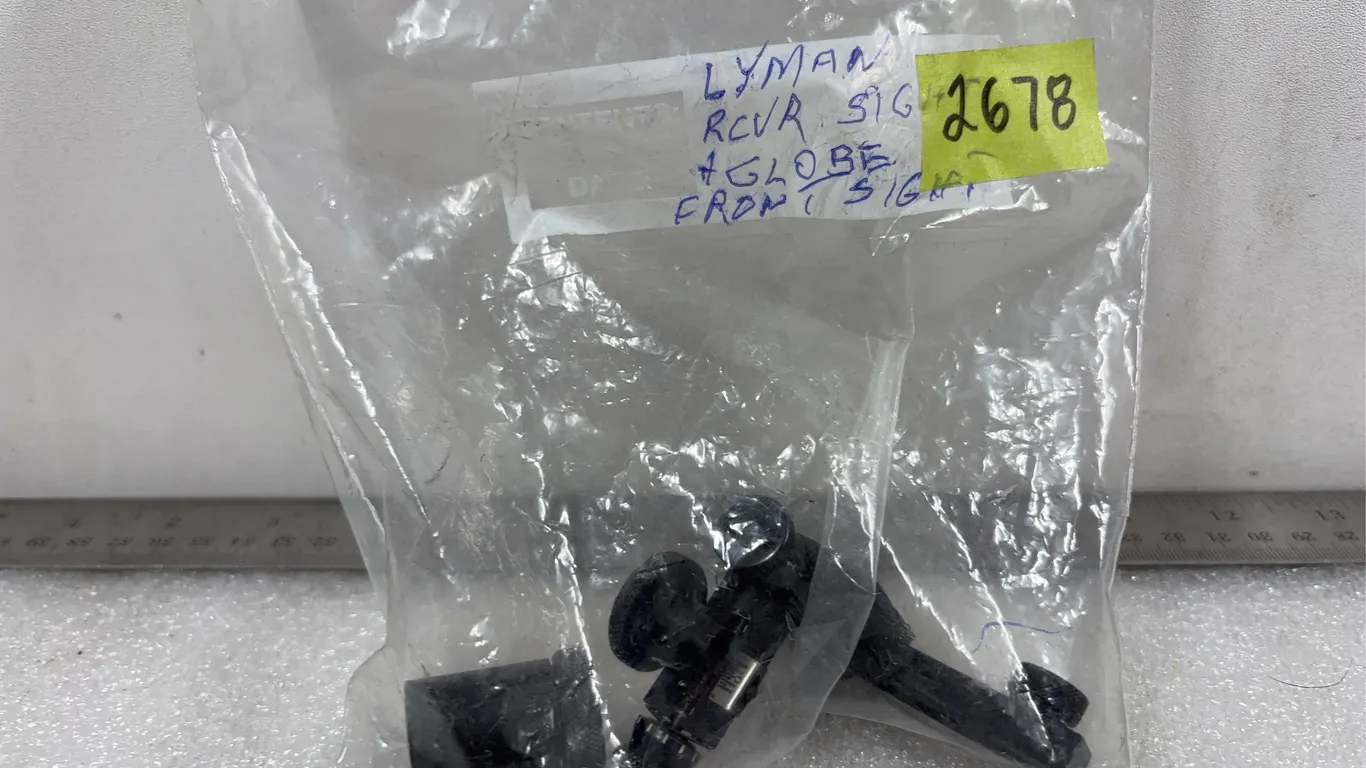 Lyman RCVR Sight & Global Front Sight *Unreserved*