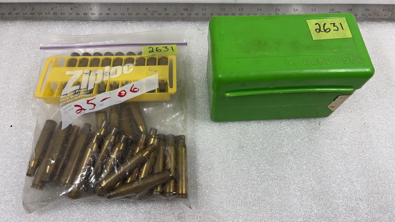 1 - Bag Spent Brass, 1 - Box Spent Brass, 70 Shells/Casings *Unreserved*