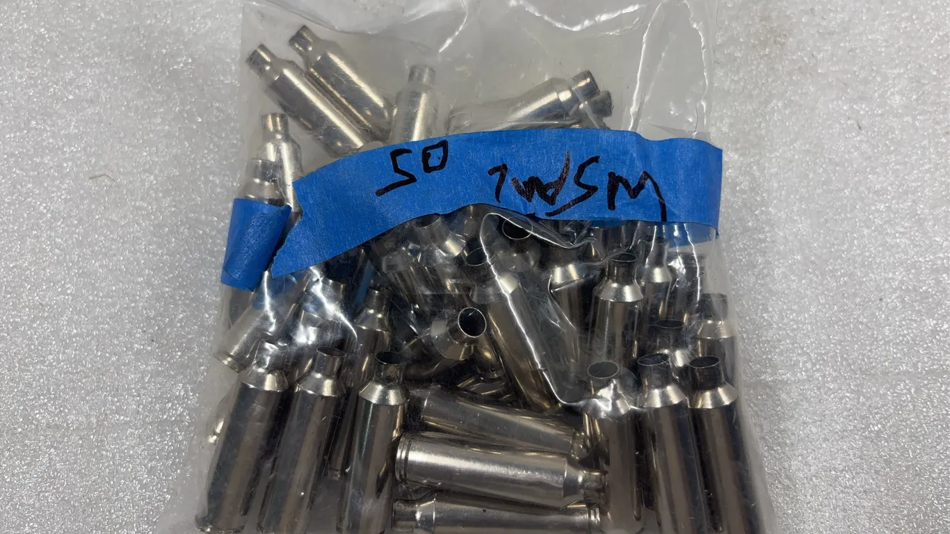 1 - Bag Spent Brass, approx. 40 Shells/Casings *Unreserved*