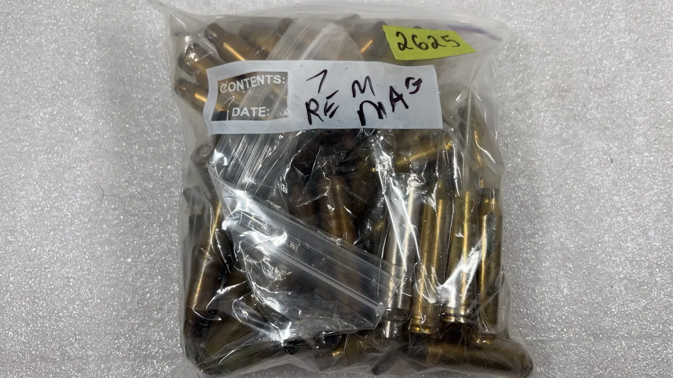 1 - Bag Spent Brass, approx. 50 Shells/Casings *Unreserved*