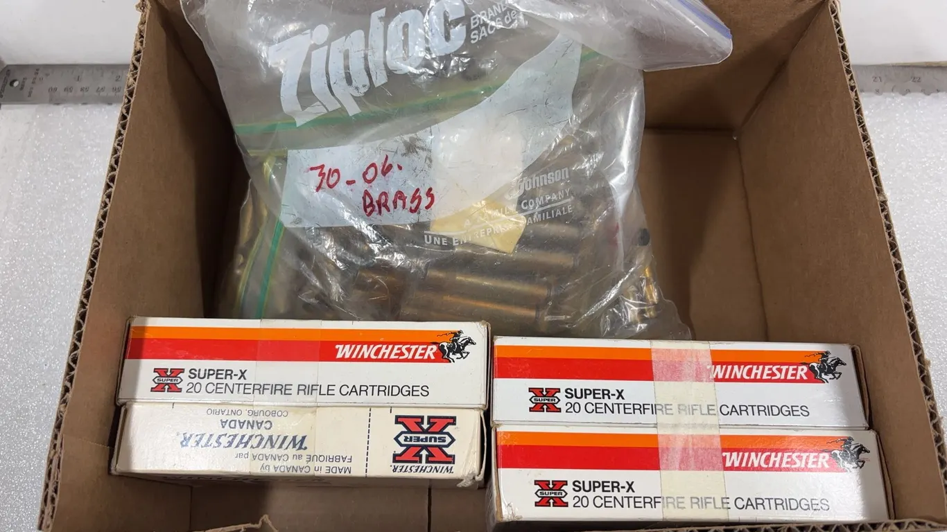 1 - Box Spent Brass, approx. 120 Shells/Casings *Unreserved*