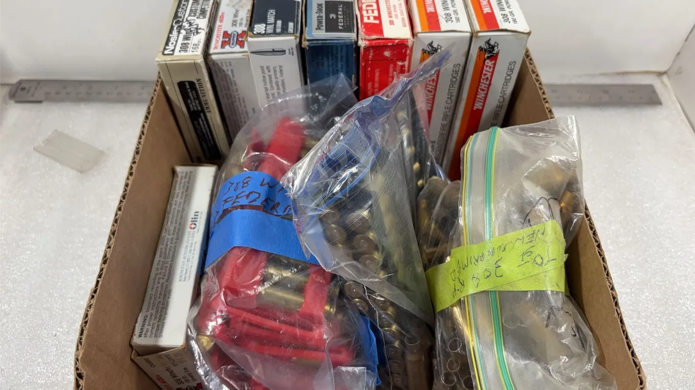 1 - Box Spent Brass, approx. 80 Shells/Casings *Unreserved*