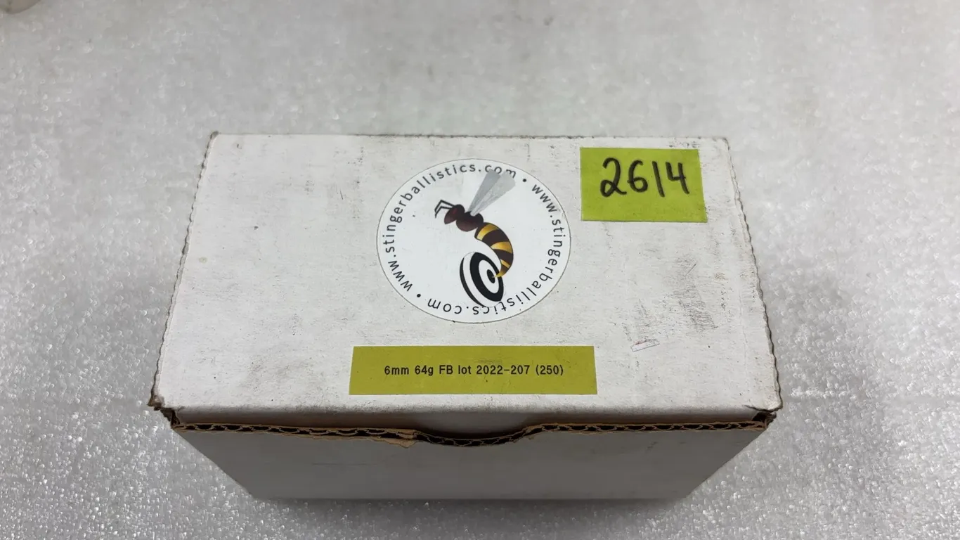 1 - Box Stinger Ballistic reloading projectiles, approx. 250 rds *Unreserved*