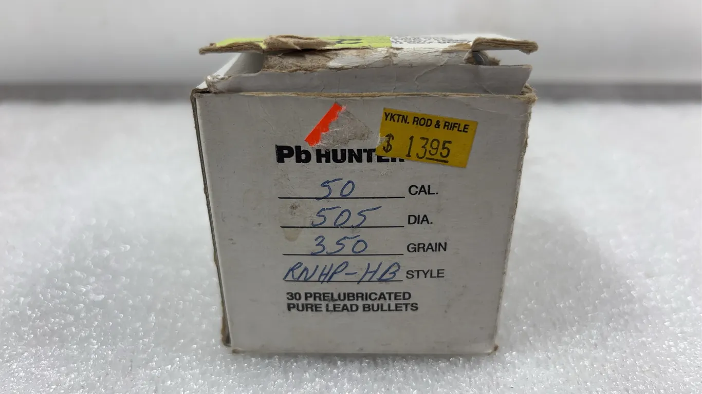 1 - Box PB Custom reloading projectiles, 1 - Box Hornady Sabot reloading projectiles*Unreserved*