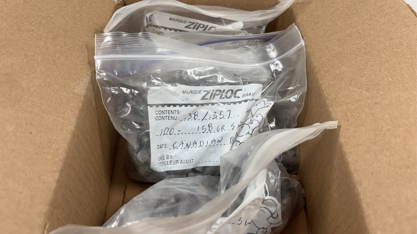 4 - Bags Canadian BDX reloading projectiles, approx. 350 rds *Unreserved*