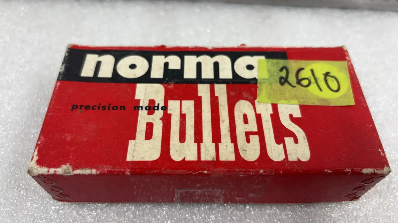 1 - Box Barnes reloading projectiles, 1 - Box Norma reloading projectiles*Unreserved*