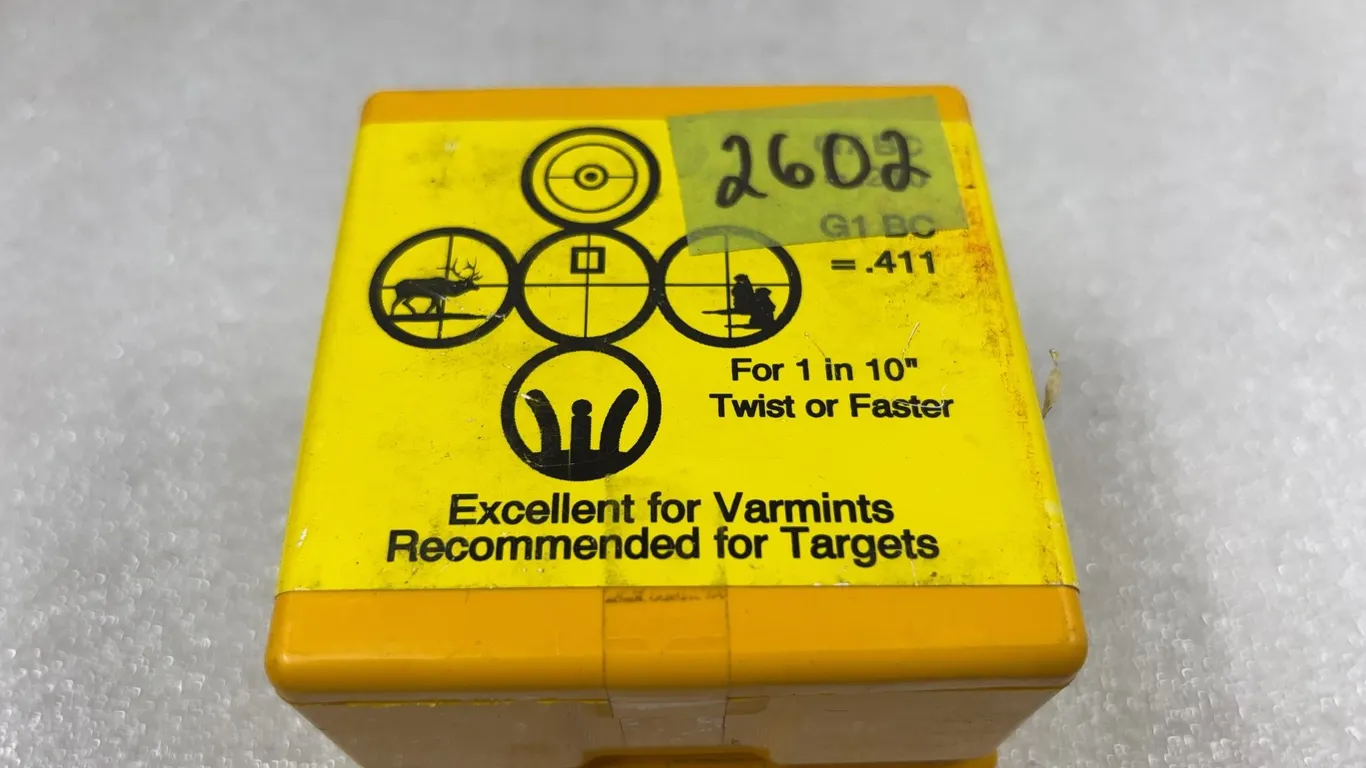 2 - Boxes Berger BT Target reloading projectiles, approx. 200 rds*Unreserved*