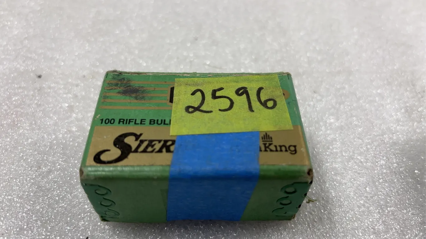 2 - Boxes Sierra Match King reloading projectiles, 1 - Box Barnes cartridges *Unreserved*