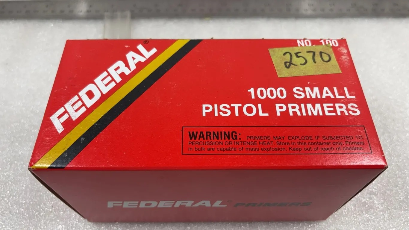 1 - Box Federal Pistol Primers *Unreserved*