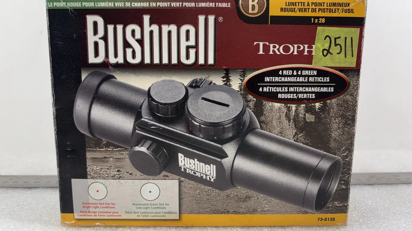 Bushnell 1x28 Red/Green Dot Optic Scope, *Unreserved*