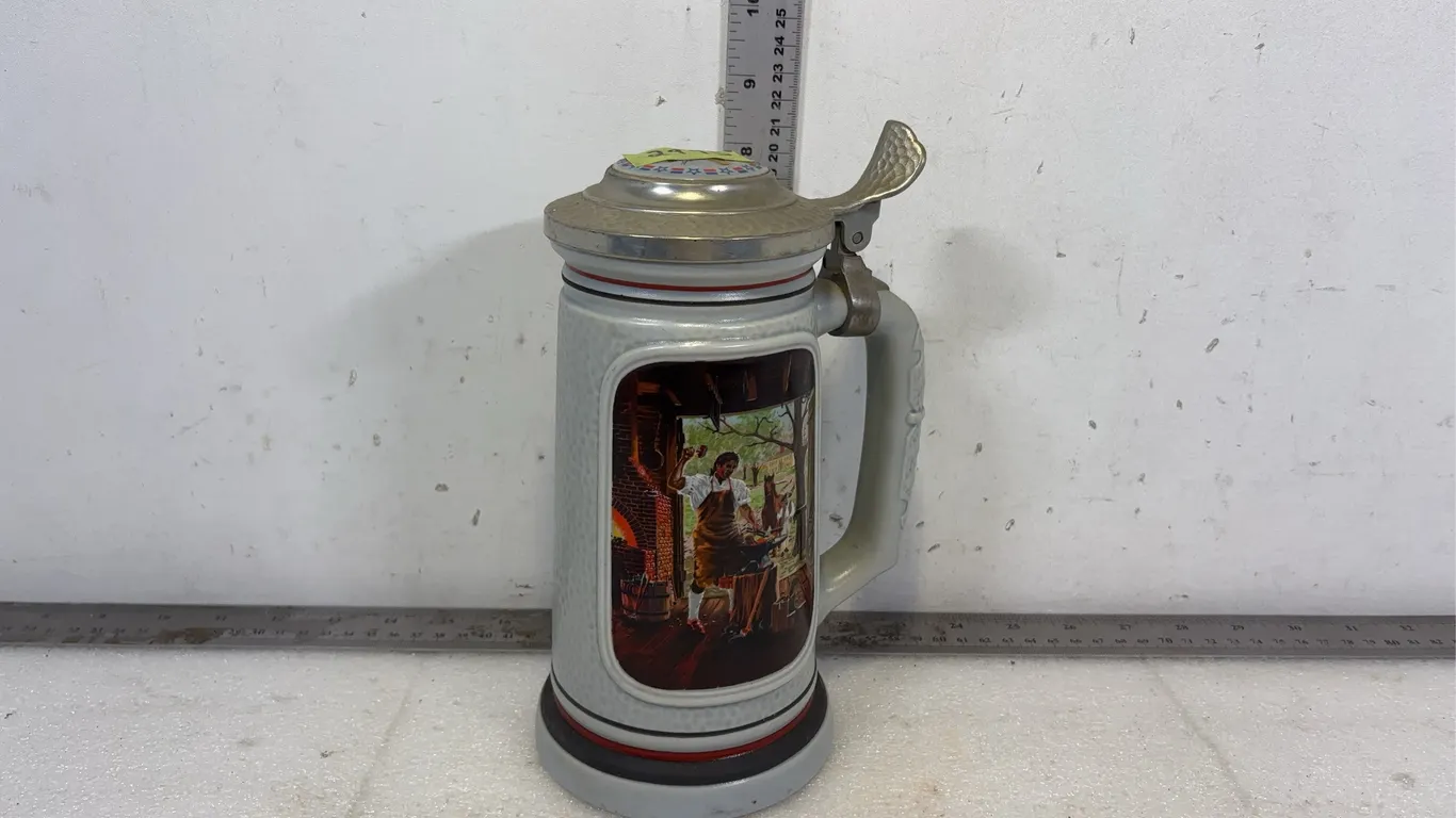 Vintage Beer Stein, approx 9" tall, *Unreserved*