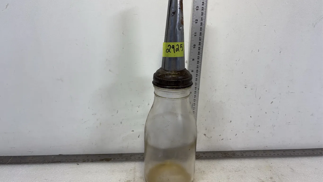 Vintage Oil Bottle with Spout, 15" Tall *Unreserved*