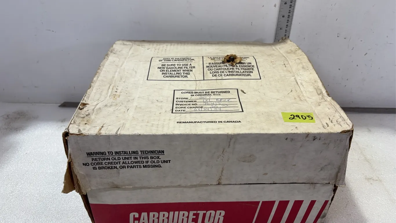 Square Bore Carburetor *Unreserved*