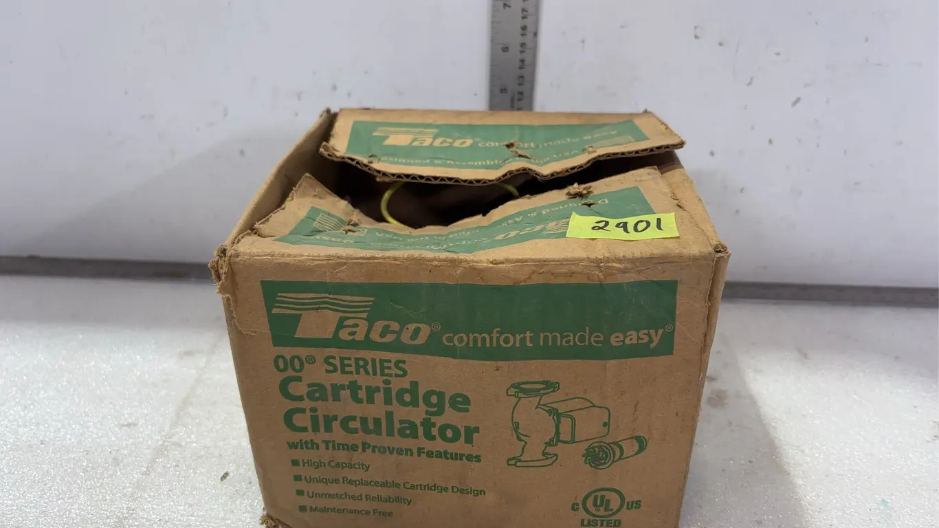 Taco BRand Cartridge Circulator, USA Made *Unreserved*