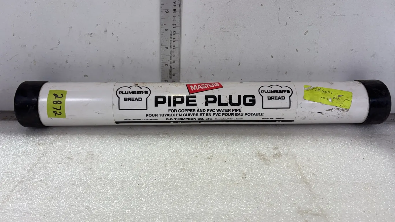Masters Pipe Plug for Copper and PVC Pipe *Unreserved*