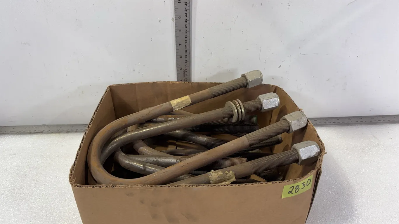 1 - Box of U Bolts, approx. 6 Units *Unreserved*