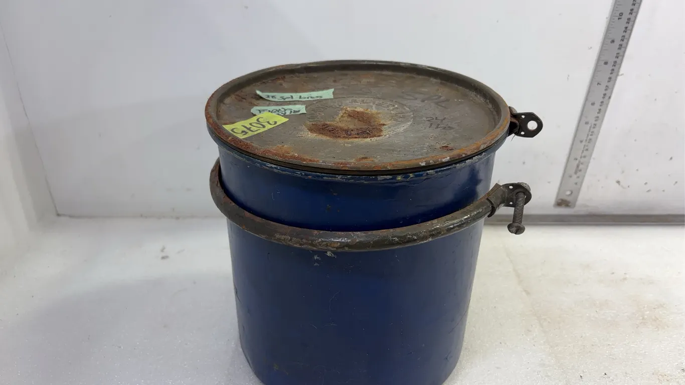 Metal bucket of .38 Special Spent brass, Approx. 24 lbs *Unreserved*