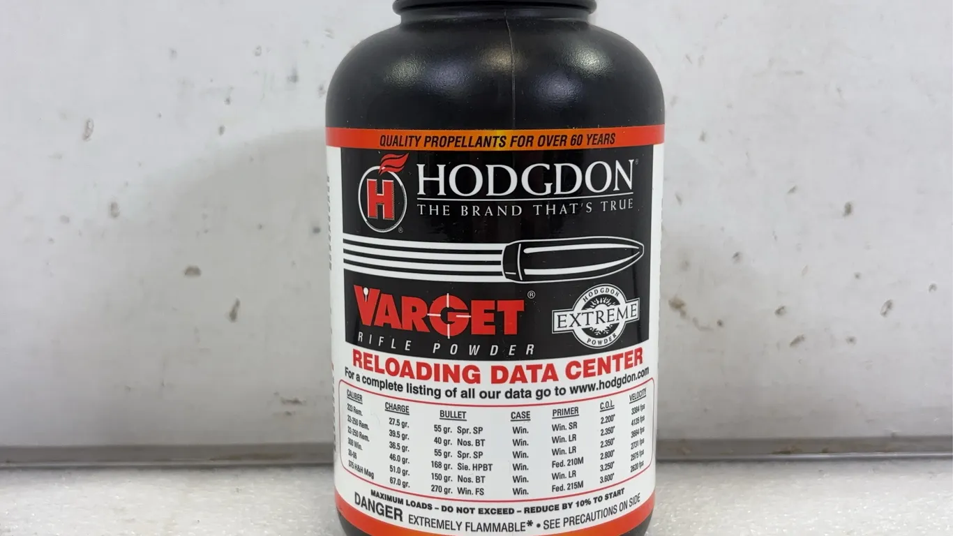 Hodgdon Varget Rifle Powder, unopened, Approx 1 lb, *Unreserved*
