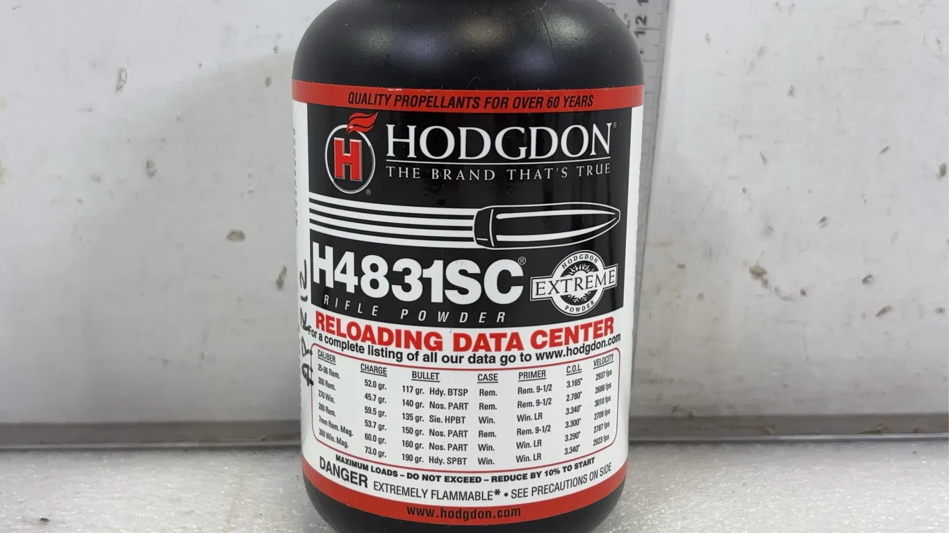Hodgdon H4831SC Rifle Powder, unopened, Approx 1 lb, *Unreserved*
