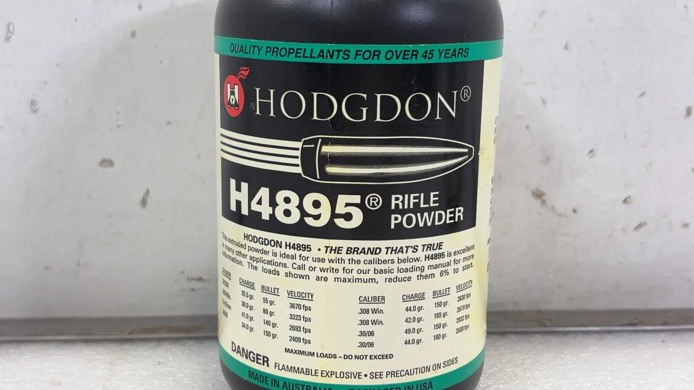 Hodgdon H4895 Rifle Powder, unopened, Approx 1 lb, *Unreserved*