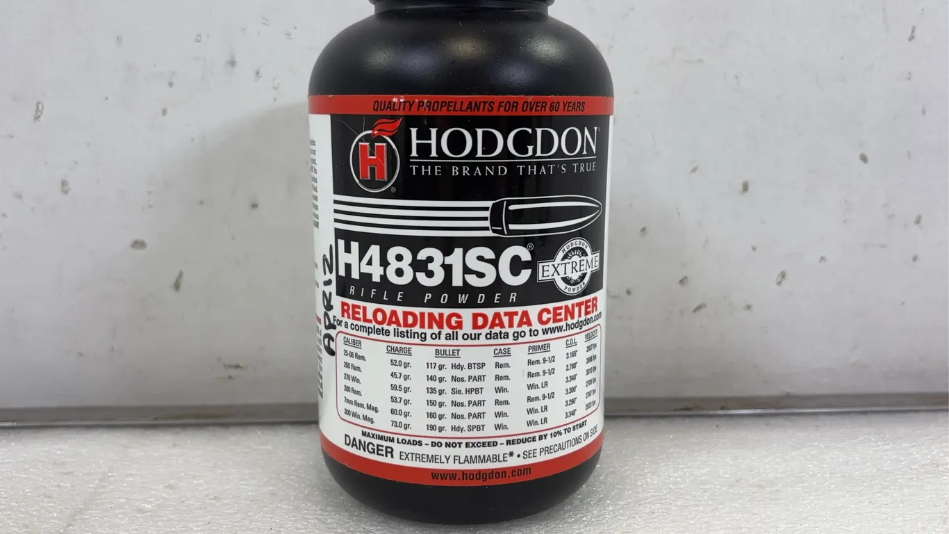 Hodgdon H4831SC Rifle Powder, unopened, Approx 1 lb, *Unreserved*