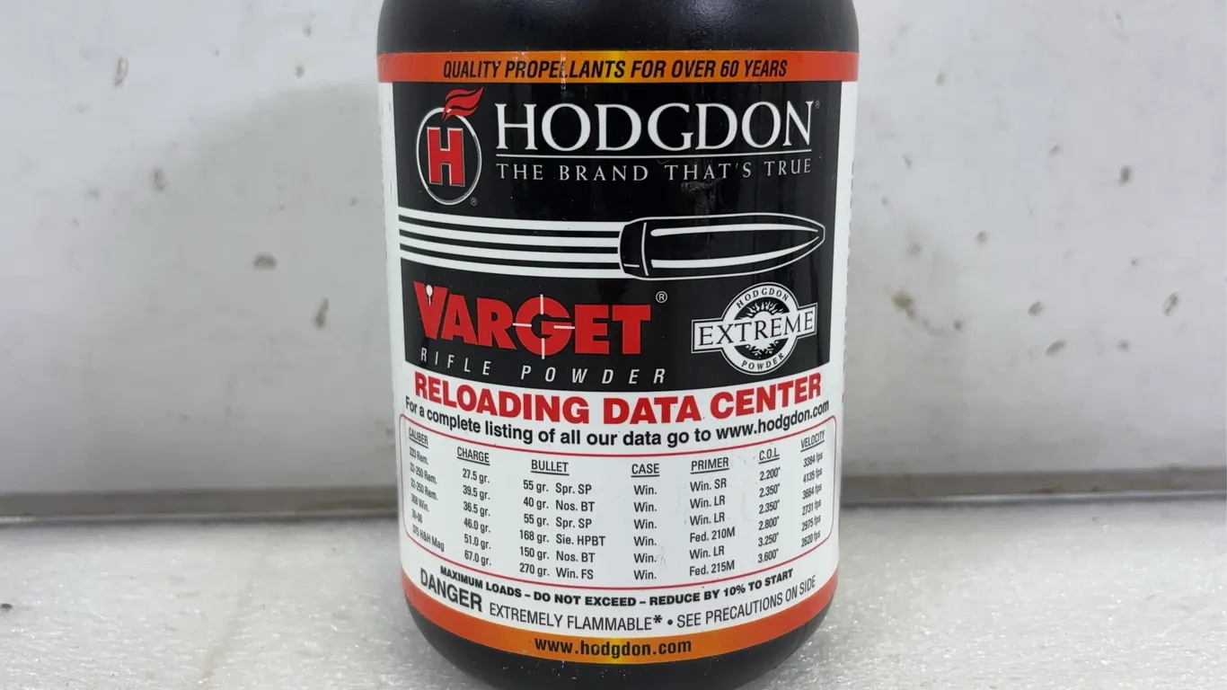 Hodgdon Varget Rifle Powder, unopened, Approx 1 lb, *Unreserved*