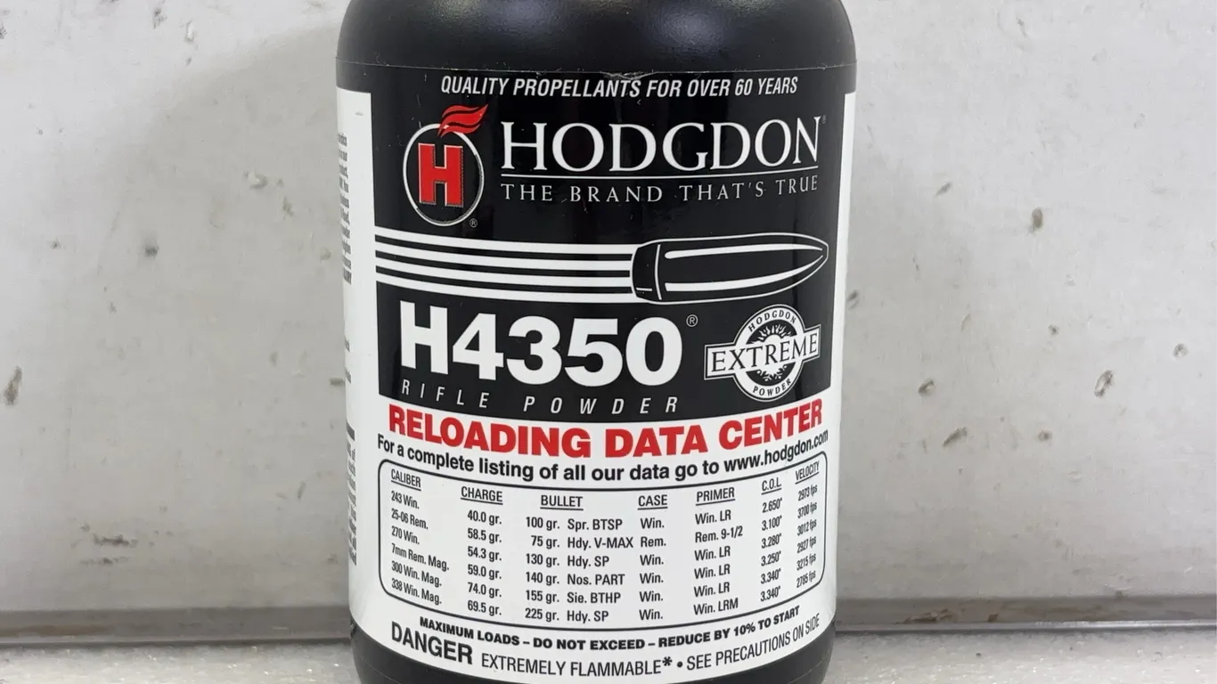 Hodgdon H4350 Rifle Powder, unopened, Approx 1 lb, *Unreserved*
