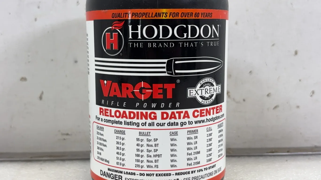 Hodgdon Varget Rifle Powder, unopened, Approx 1 lb, *Unreserved*