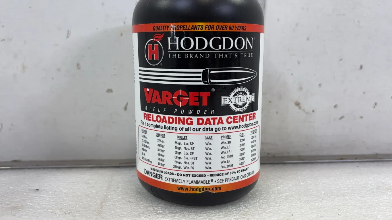 Hodgdon Varget Rifle Powder, unopened, Approx 1 lb, *Unreserved*