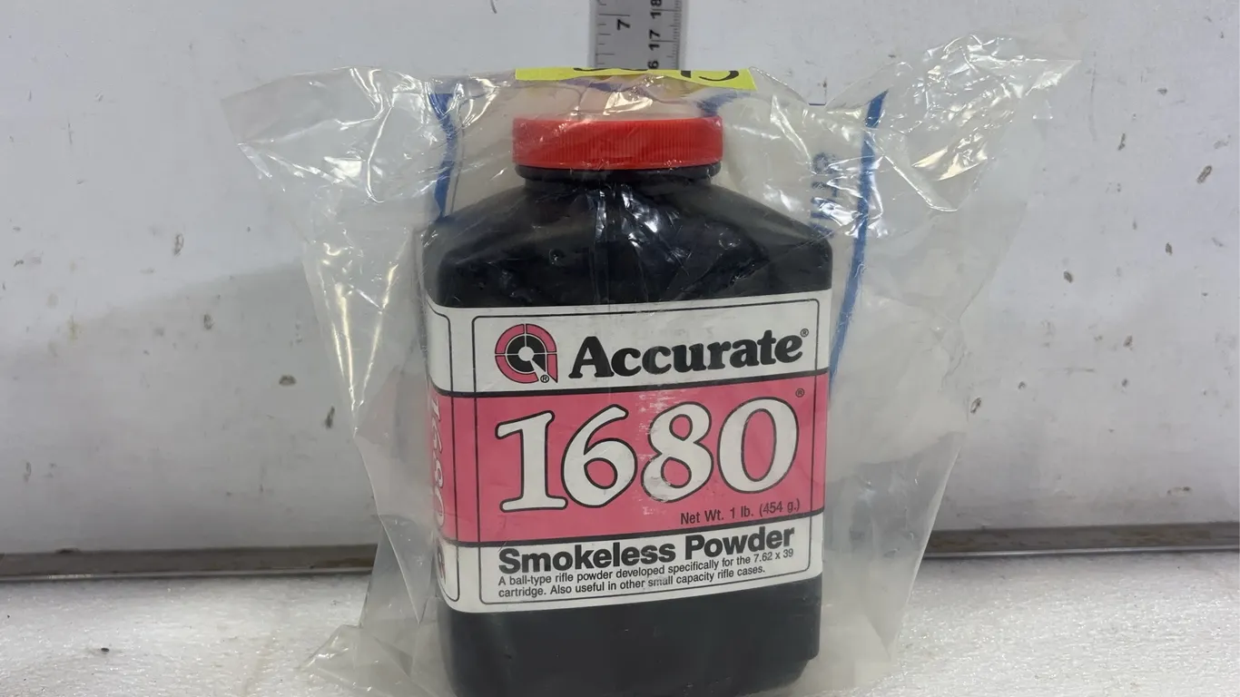 Accurate 1680 Smokeless Powder, unopened, Approx 1 lb, *Unreserved*