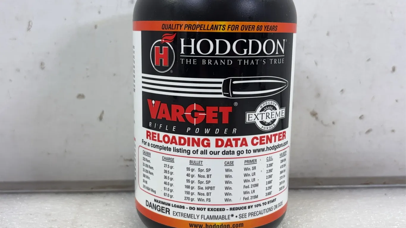 Hodgdon Varget Rifle Powder, unopened, Approx 1 lb, *Unreserved*