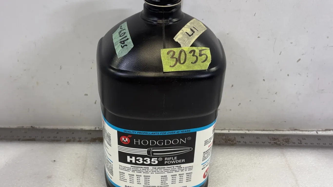 Hodgdon H335 Rifle Powder, Approx. 6.0 lbs *Unreserved*