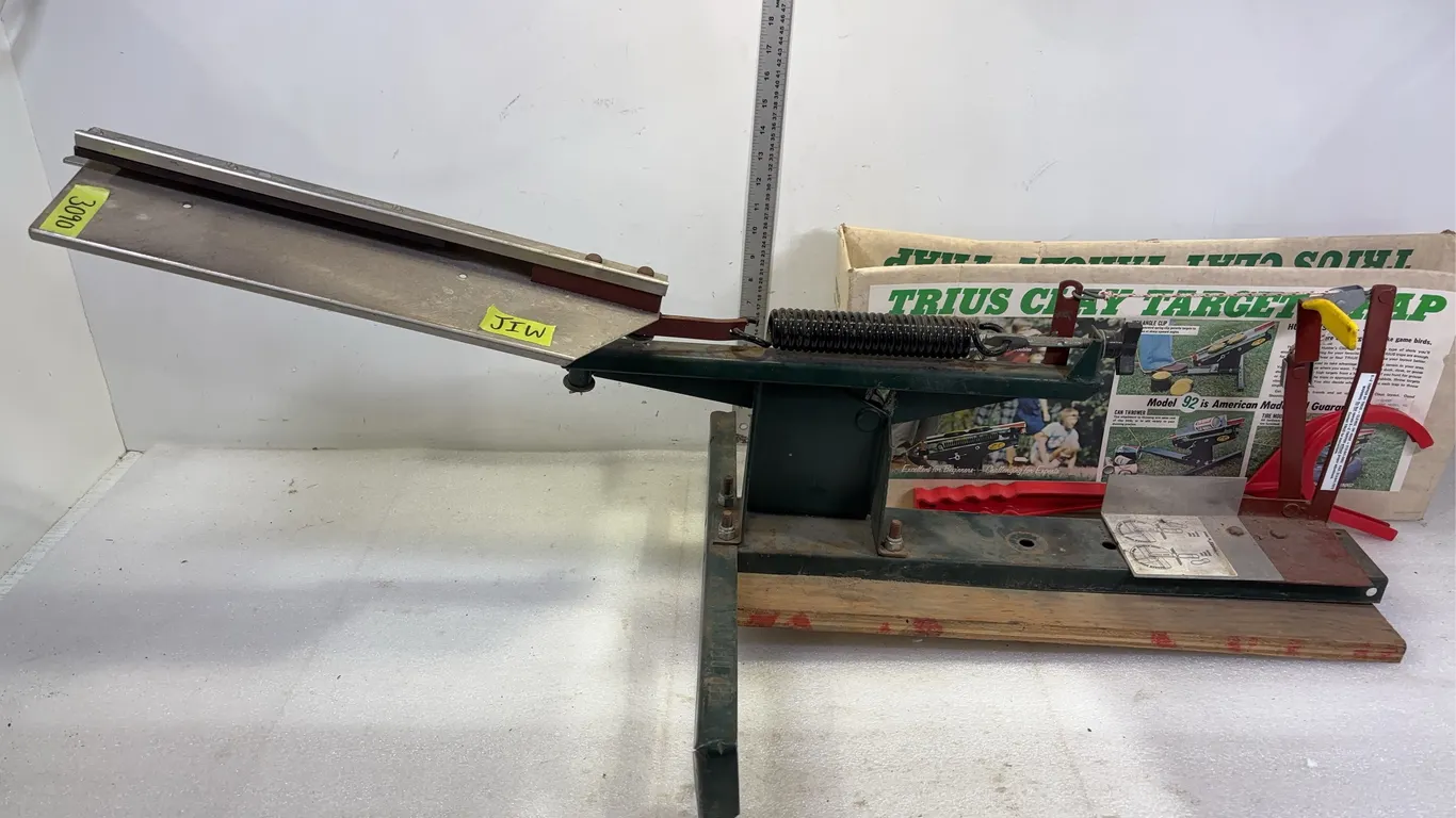 Trius Clay Target Trap Thrower, Approximately 45" x 19" x 20"