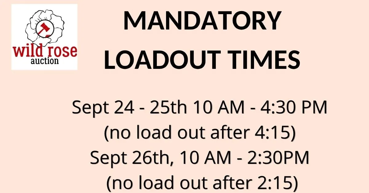Mandatory Load Out Times