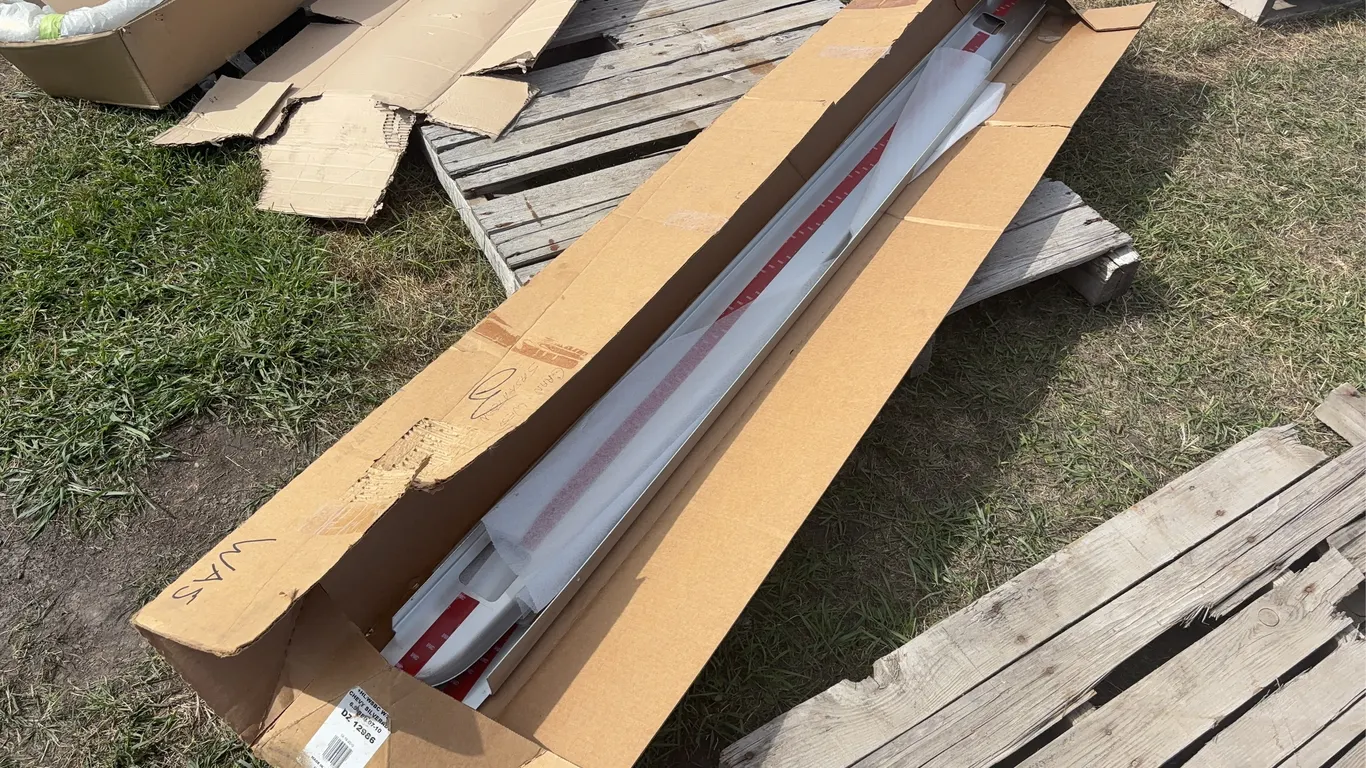 Chrome Chev Bed rails for long box, *Unreserved*