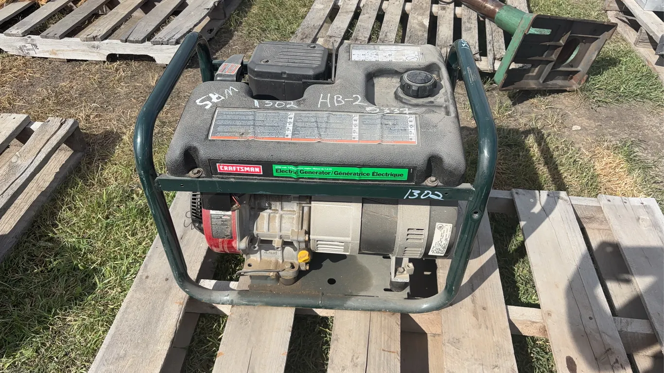 Craftsman generator 120/240v, 3750w, 3600 rpm, *Unreserved*