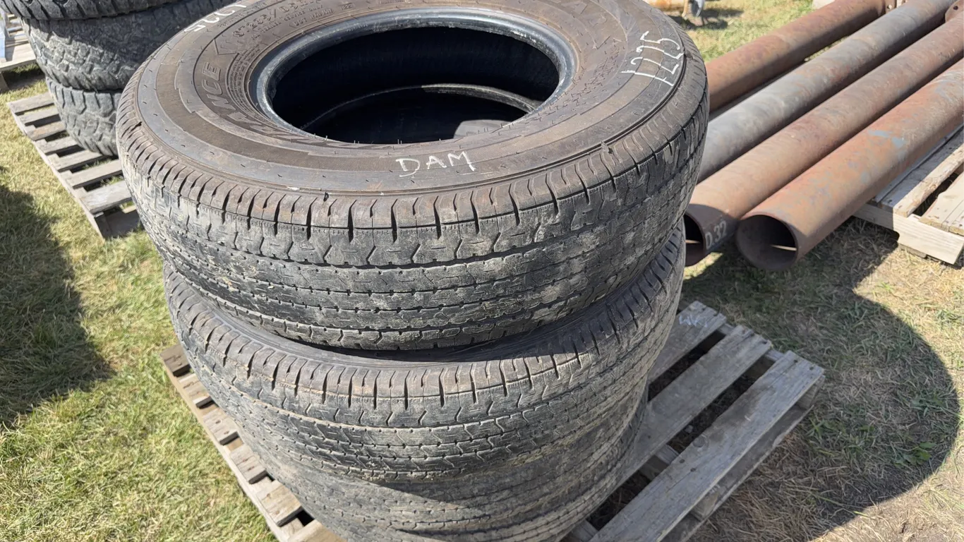 Goodyear Endurance tires (4) ST235/85R16, no rims, *Unreserved*