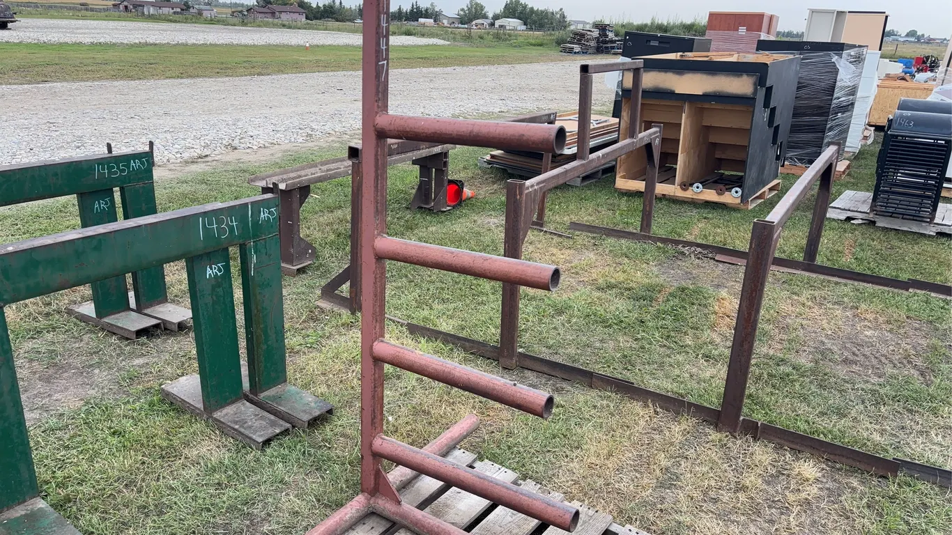 5 Tier Metal Pipe storage rack, approx 5'4"x2'3", *Unreserved*