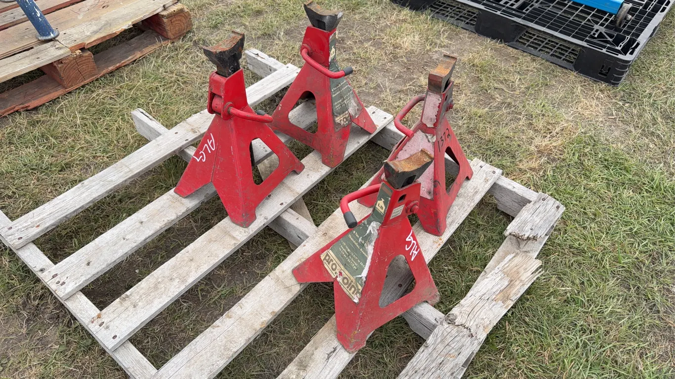 Pro Point 6 Ton Jack Stands (4), red, *Unreserved*