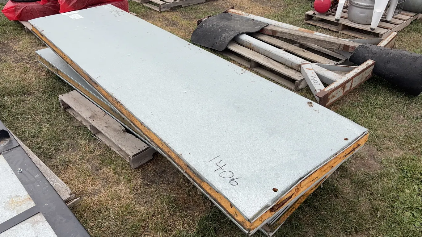 Insulated Freezer Panels, (4), approx 9'x2.5'x1', 9'x2'x2', 9'x3'x1', *Unreserved*