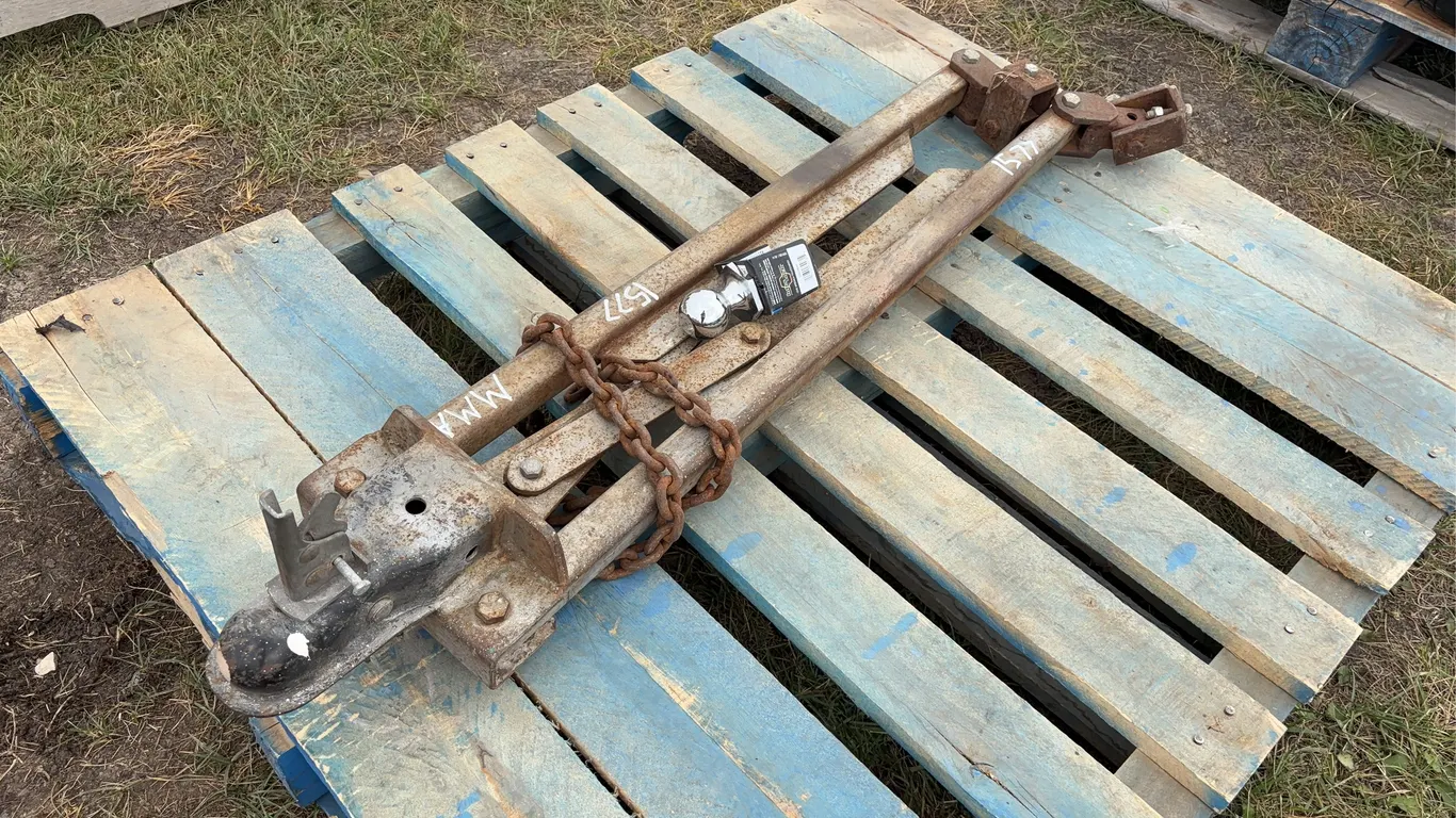 Vehicle tow Bar w/ ball hitch, 1 7/8", 47" OAL, 2" ball, *Unreserved*