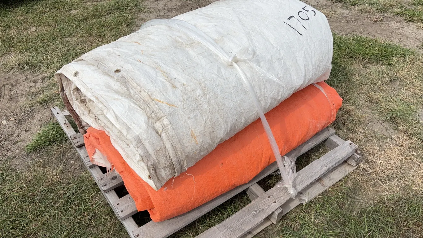 2 - Assorted Insulated tarps, various sizes, *Unreserved*