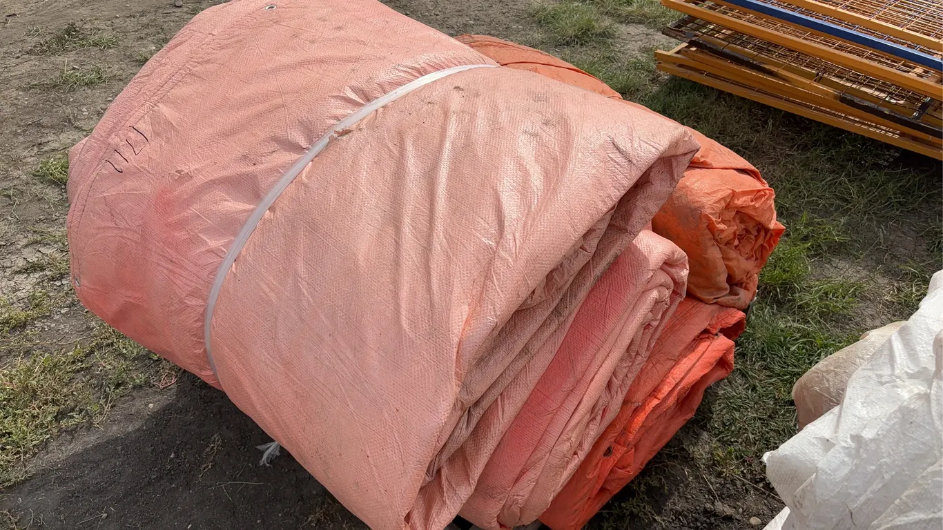 6 - Assorted Insulated tarps, various sizes, *Unreserved*