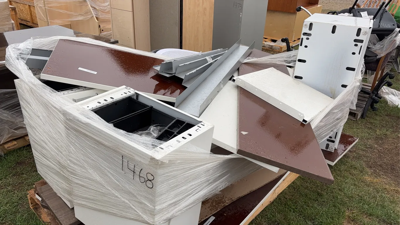 Metal Filing Cabinet 2 drawer, 2 metal 3 drawer filing cabinets, *Unreserved*