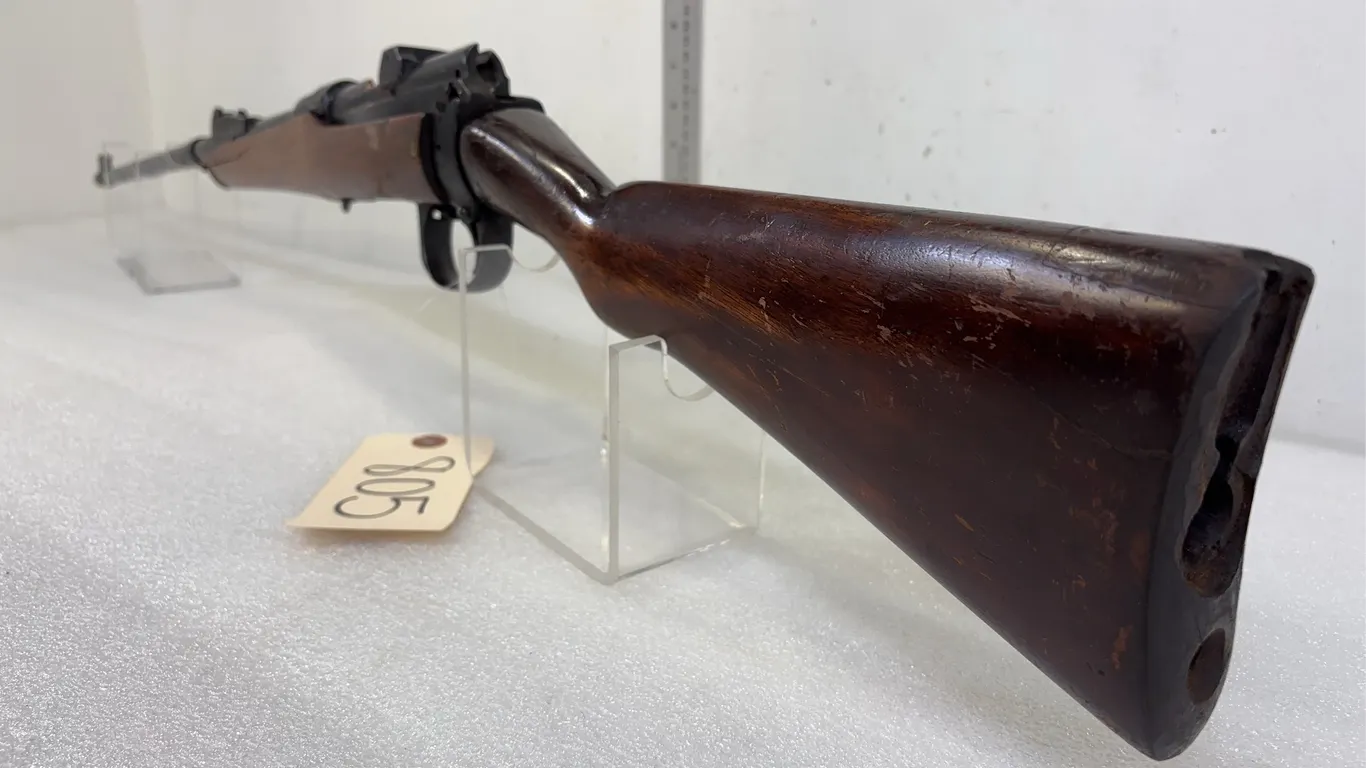 1963 No.1 Lee Enfield Bolt Action Rifle, Missing Bolt & Mag, SN: 06386, W/ Welded Barrel - Deactivated *Unreserved*