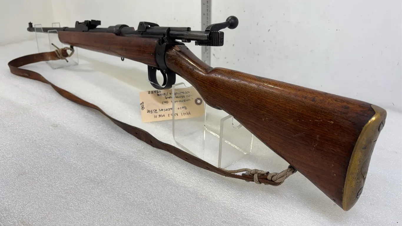 1941 Lee Enfield No.1 MK II Bolt Action Rifle, Missing Mag, w/ Swivels, Sling, SN: 73288 ( Deactivated )*Unreserved*