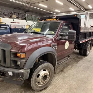 2009 Ford F-550 Super Duty Dump Truck with Plow