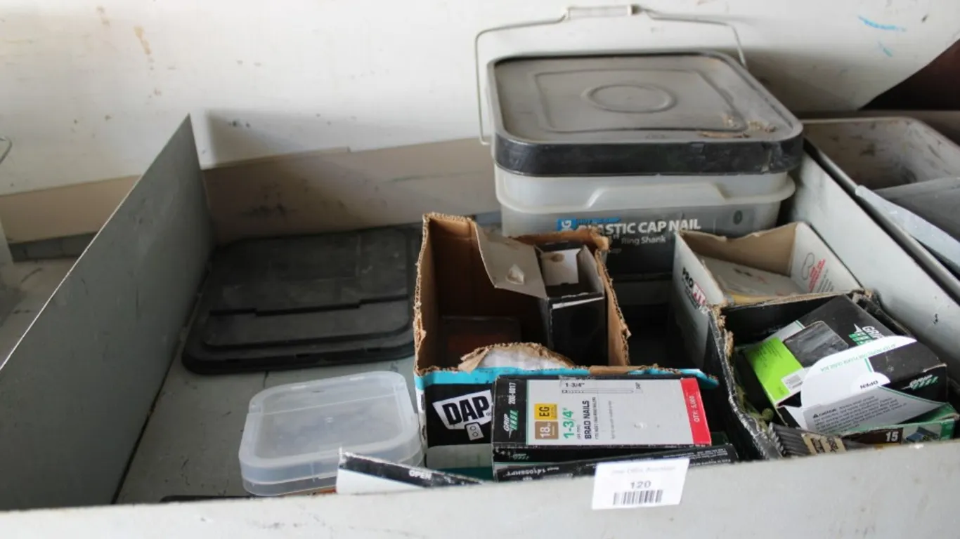 Plastic Cap Nails, Brad Nails, Deck Screws, and Other Nails